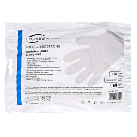 HYGONORM Polyclassic Strong Einweghandschuhe 100 Stück
