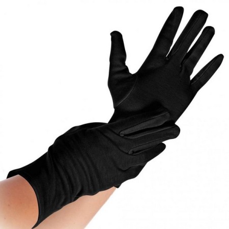 Gants en coton noir HYGOSTAR Nero 12 paires