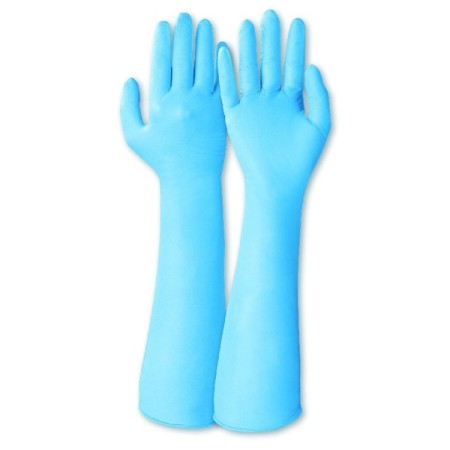 Gant chimique jetable en nitrile KCL SivoChem 759 - Lot de 40