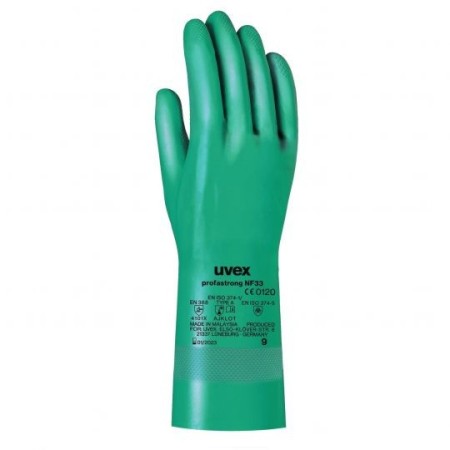 Guanto chimico UVEX profastrong NF33, 12 paia