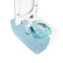 VitrA Aquacare Metropole WC-Set mit Bidetfunktion, spülrandlos, inkl. Sitz - technische Ansicht