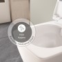 VitrA Aquacare Metropole WC-Set mit Bidetfunktion, spülrandlos, inkl. Sitz - Detailansicht