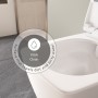 VitrA Aquacare Metropole WC-Set mit Bidetfunktion, spülrandlos, inkl. Sitz - Produktansicht