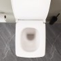 VitrA Aquacare Metropole WC-Set mit Bidetfunktion, spülrandlos, inkl. Sitz - technische Ansicht