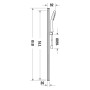 Duravit Brauseset mit Handbrause 3jet 11 cm MinusFlow - technische Ansicht