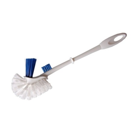 Webstar Scopa per WC con doppio pulisci bordo 1 pezzo