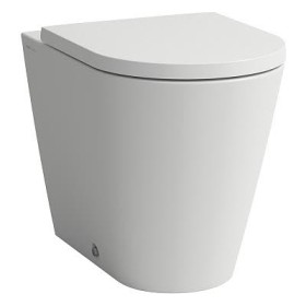 WC sur pied LAUFEN Kartell à chasse d'eau encastrée, sans bride