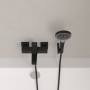 Villeroy & Boch Taro Duschgarnitur mit Brausehalter, Handbrause und Wannenarmatur - Detailansicht