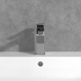 Rubinetto monocomando per lavabo Villeroy & Boch Architectura Square - vista tecnica