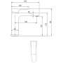 Rubinetto monocomando per lavabo Villeroy & Boch Architectura Square - immagine prodotto