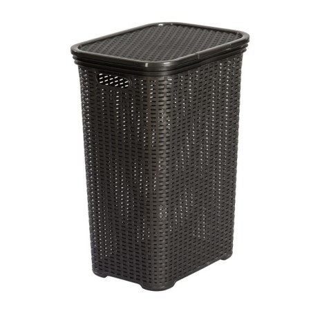 Webstar Wäschesammler Rattan Design 60L 1 Stück