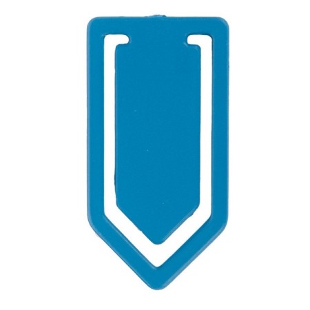 Hygostar Büroklammern detektierbar blau B: 5 cm L:2.5 cm 50 Stück