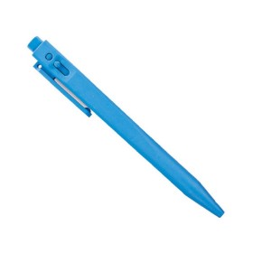 Hygostar Kugelschreiber Clip detektierbar blau 13.5 cm blaue Schrift 20 Stück