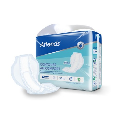 ATTENDS Contours Air Comfort Hygiene-Einlagen 35 Stück