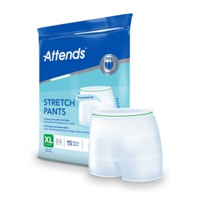 ATTENDS Stretch Pants Fixierhose mit Beinansatz 150 Stück (10 x 15)