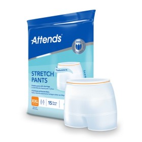 Culotte de fixation ATTENDS Stretch Pants avec bas de jambe 150 pièces (10 x 15)