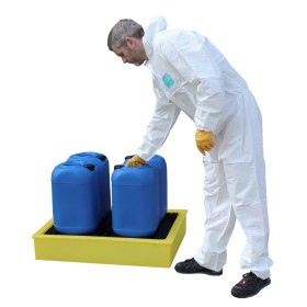 WOLFBAG 100-Liter-Auffangwanne mit Gitterrost