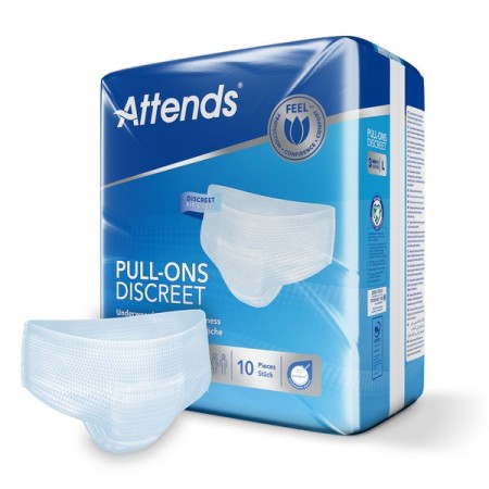 ATTENDS Slip-Ons Discrets 60 unités (6 x 10)