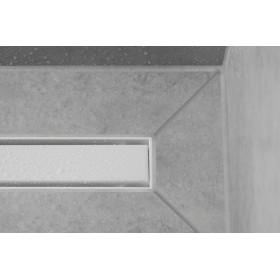 hansgrohe RainDrain Match Fertigset Duschrinne 60 cm, mit höhenverstellbarem Rahmen