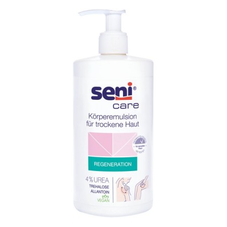 Seni Care Körperemulsion für trockene Haut mit 4% Urea 12 Stück