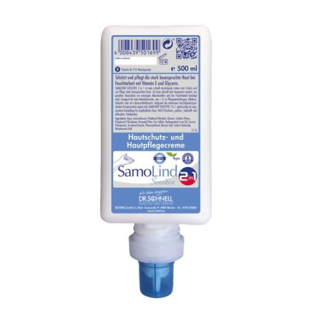 Dr. Schnell Crema protettiva e idratante per la pelle sensibile SAMOLIND 2in1 10 bottiglie