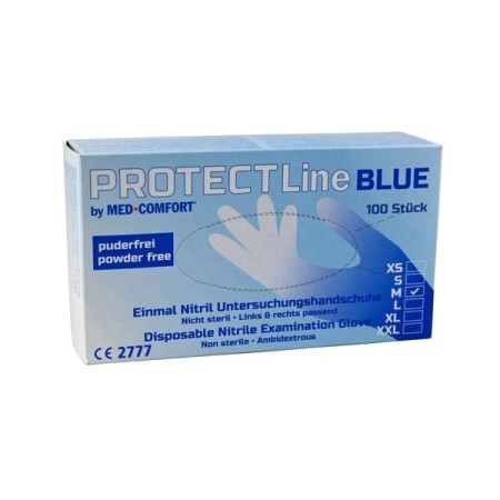 Ampri Guanti monouso PROTECT Line Blue 100 pezzi