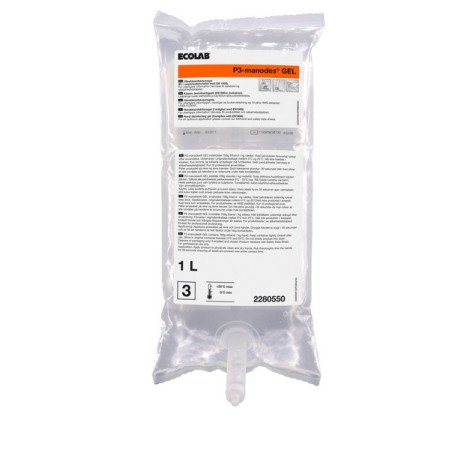 Gel désinfectant pour les mains P3-manodes 6 pièces