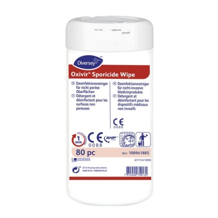 Lingettes désinfectantes Oxivir Sporicide 12 boîtes