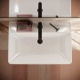 hansgrohe Xanuia Q Lavabo 700/480 con foro per rubinetto e troppopieno, SmartClean - vista tecnica