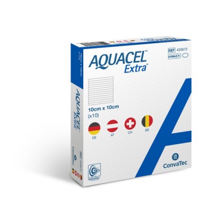 Compressa Aquacel Extra con fibre di rinforzo 10 pezzi