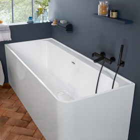 Vasca da bagno ad incasso d'angolo Villeroy & Boch Collaro Duo 179 x 79 cm a sinistra