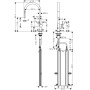 hansgrohe Talis M54 Einhebel-Küchenmischer 210, Ausziehauslauf, 1jet, sBox - Produktansicht