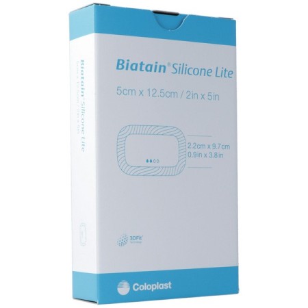 Pansamento in schiuma Biatain Silicone Lite 5 pezzi