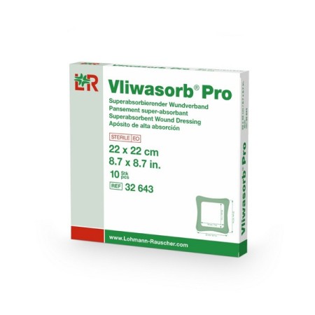 Lohmann und Rauscher Pansement superabsorbant Vliwasorb Pro 10 pièces
