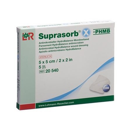 Lohmann und Rauscher Suprasorb X+PHMB 5 Stück