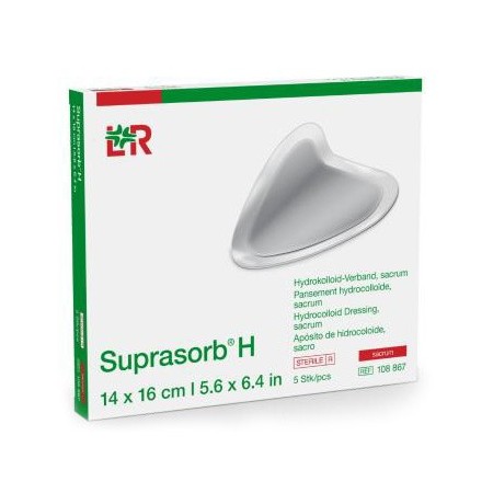 Lohmann und Rauscher Suprasorb H Hydrokolloid-Verband 5 Stück