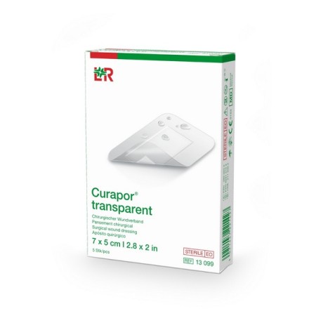 Lohmann und Rauscher CURAPOR transparent 5 Stück