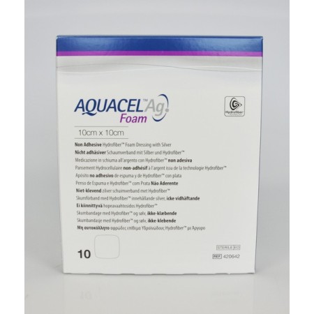 Schiuma Aquacel Ag non adesiva 10 pezzi