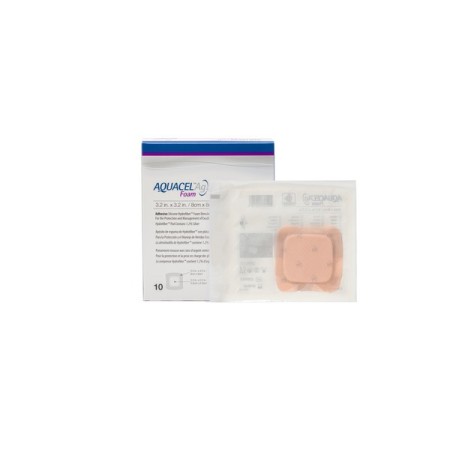 Pansement en mousse Aquacel Ag, 10 pièces