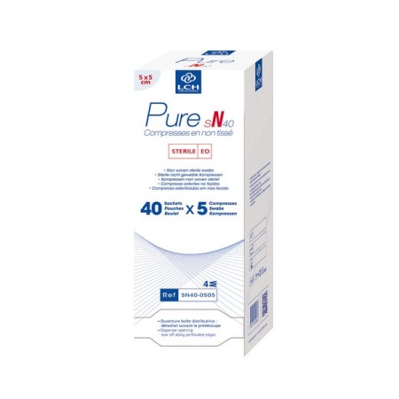 Webstar Compresses en non-tissé 200 pièces (40 x 5)