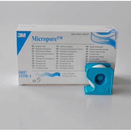 3M Micropore Vliespflaster 12 Stück