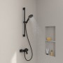 Villeroy & Boch Taro Duschgarnitur mit Brausestange, Handbrause und Aufputz-Duscharmatur - Produktansicht