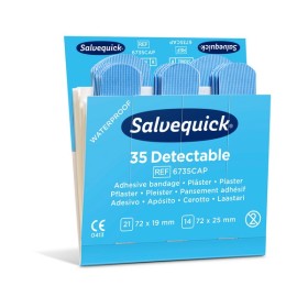 Webstar Salvequick Blue Detectable Pflaster 6 Stück