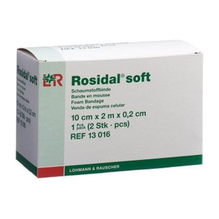 Lohmann und Rauscher Rosidal soft Schaumstoffbinde 2 Stück
