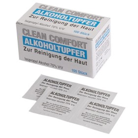 Clean Comfort Alkoholtupfer 100 Stück