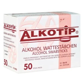 Alkotip Alkohol Wattestäbchen 50 Stück