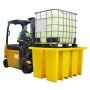 WOLFBAG IBC-Auffangpalette inkl. Abfüllbereich & Gitterrost 1125L Wanne - Produktansicht