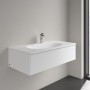 Villeroy & Boch Antao Schrankwaschtisch 100 x 50 cm, mit verdecktem Überlauf - technische Ansicht
