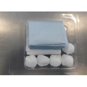 Matopat Katheter Set mit 5 Mull- Kompressen 7,5x7,5cm 48 Stück