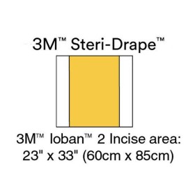 Tegaderm 3M loban 2 Antimikrobielle Inzissionsfolie 40 Stück (4 x 10)